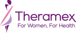 Theramex logo with words colour
